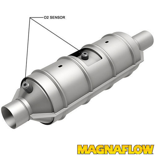 Catalytic Converter - Direct-Fit - Replacement - Stainless - Natural - Ford V8 - Ford Fullsize Van 1987-97 - Each