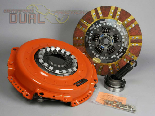 Clutch Kit - Dual Friction - Single Disc - 12-1/4 in Diameter - 1-1/4 in x 10 Spline - Sprung Hub - Organic / Carbon - Mopar - Kit