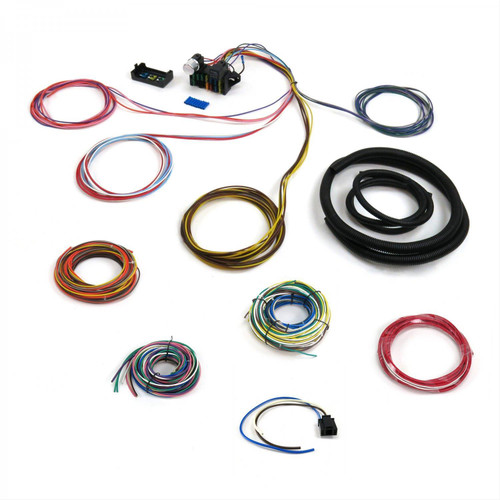 Car Wiring Harness - ProComp - 8 Fuses - 10 Circuit - 49 Terminals - Ultra Small - Universal - Kit
