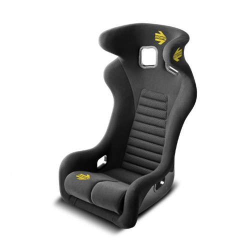 Seat - Daytona XXL - Side Bolsters - Harness Openings - Fiberglass Composite - Fabric - Black - Each