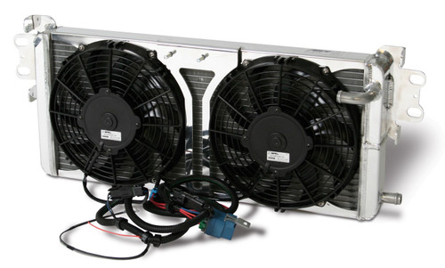 Heat Exchanger - Dual Passenger - Fan Included - Aluminum - Natural - GT500 - Ford Modular - Ford Mustang 2007-12 - Kit