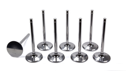 Intake Valve - 2.080 in Head - 11/32 in Valve Stem - 5.140 in Long - Titanium - Small Block Chevy - Set of 8