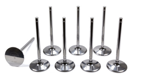 Intake Valve - 2.150 in Head - 11/32 in Valve Stem - 5.540 in Long - Titanium - Small Block Chevy - Set of 8