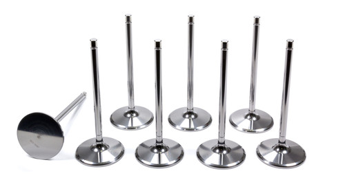 Intake Valve - 2.180 in Head - 5/16 in Valve Stem - 5.540 in Long - Titanium - Small Block Chevy - Set of 8