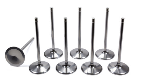 Intake Valve - 2.180 in Head - 5/16 in Valve Stem - 5.640 in Long - Titanium - Small Block Chevy - Set of 8