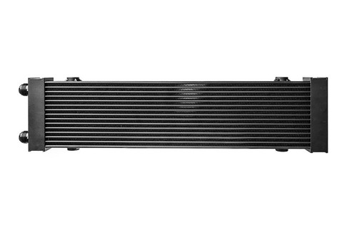 Fluid Cooler - ProLine COM - 23.5 x 5.88 x 1.88 in - Plate Type - 22 m x 1.50 Female Inlet / Outlet - Aluminum - Black Paint - Universal - Each