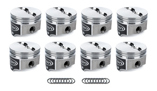 Piston - Premium Forged - Forged - 4.360 in Bore - 1/16 x 1/16 x 3/16 in Ring Groove - Minus 4.50 cc - Mopar RB-Series - Set of 8