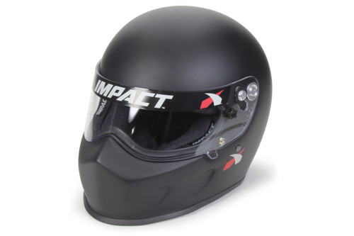 Helmet - Champ ET - Full Face - Snell SA2020 - Head and Neck Support Ready - Flat Black - X-Large - Each