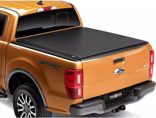 Tonneau Cover - Lo Pro - Roll-Up - Hook and Loop Attachment - Vinyl Top - Black - 5 ft Bed - Ford Midsize Truck 2024 - Kit