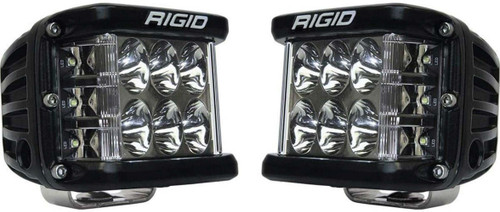LED Light Assembly - D-SS Pro - Driving - 72 Watts - 6 White LED - 3 x 4 in - Surface Mount - Aluminum - Black Powder Coat - Universal - Pair