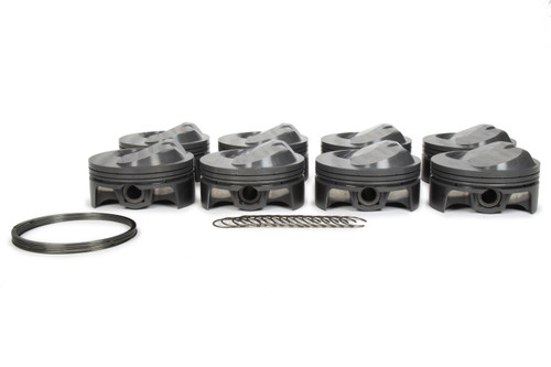 Piston - Elite Sportsman - Forged - 4.610 in Bore - 0.043 x 0.043 x 3 mm Ring Grooves - Plus 47.10 cc - Big Block Chevy - Set of 8
