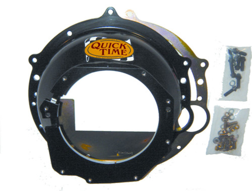 Bellhousing - Block Plate - Hardware Included - SFI 6.1 - Steel - Black Paint - GM LS T56 - GM LS-Series - Kit