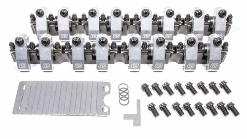 Rocker Arm - Shaft Mount - 1.60 Ratio - Full Roller - Aluminum - Natural - AFR 205 / 220 Big Valve - Small Block Ford - Kit