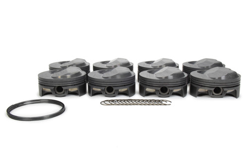 Piston - Elite Sportsman - Forged - 4.600 in Bore - 0.043 x 0.043 x 3 mm Ring Grooves - Plus 42.00 cc - Big Block Chevy - Set of 8