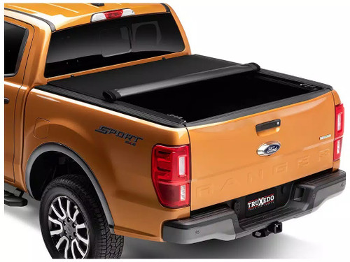 Tonneau Cover - Pro X15 - Roll-Up - Woven Fabric - Black - 5 ft Bed - Ford Midsize Truck 2024 - Kit