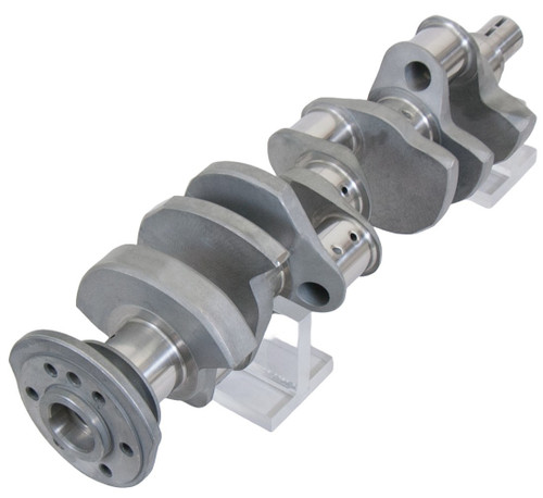 Crankshaft - 3.750 in Stroke - Internal Balance - Forged Steel - 2-Piece Seal - Big Block Snout - Small Block Chevy - Each