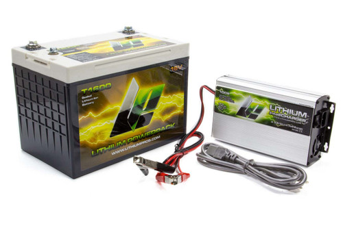 Battery and Charger - Power Pack - Lithium-ion - 16V - 750 Cranking amps - Top Post Screw-In Terminals - 10.24 in L x 6.38 in H x 7.38 in W - Kit
