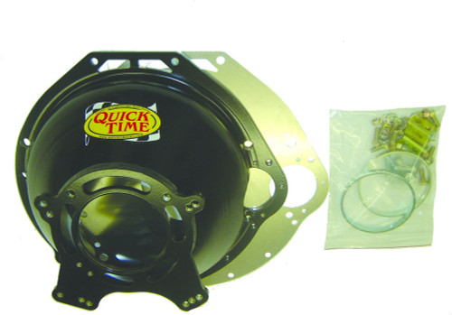 Bellhousing - Block Plate - Hardware Included - SFI 6.1 - Steel - Black Paint - TKO / TR3550 / T5 Transmission - Ford Modular - Kit