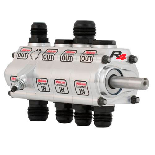 Oil Pump - R4 - Dry Sump - 3 Stage - 1.200 in Pressure - Standard Volume - Passenger Side - Universal - Each Oil Pump - R4 - Dry Sump - 3 Stage - 1.200 in Pressure - Standard Volume - Passenger Side - Universal - Each
