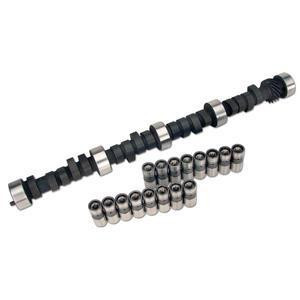 Camshaft / Lifters - Oval Track - Hydraulic Flat Tappet - Lift 0.500 / 0.500 in - Duration 302 / 302 - 110 LSA - 3200 / 6500 RPM - Small Block Chevy - Kit