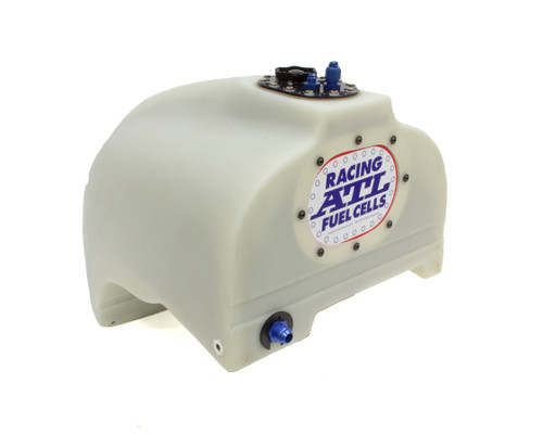 Fuel Cell with Tail Tank - Kinser Outlaw - 28 gal - 12 AN Fuel Pickup - Top Outlet - Kit