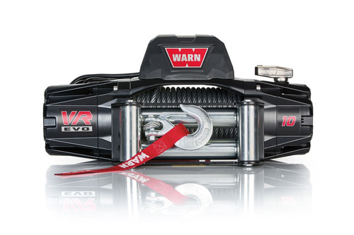 Winch - VR EVO 10 - 10000 lb Capacity - Roller Fairlead - 12 ft Remote - 23/64 in x 90 ft Steel Rope - 12V - Kit