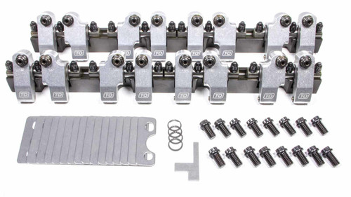 Rocker Arm - Shaft Mount - 1.60 Ratio - Full Roller - Aluminum - Natural - AFR 245 - Small Block Chevy - Kit Rocker Arm - Shaft Mount - 1.60 Ratio - Full Roller - Aluminum - Natural - AFR 245 - Small Block Chevy - Kit