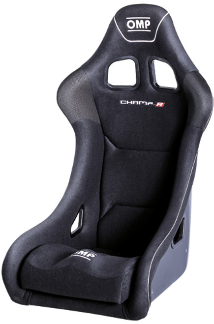 Seat - Champ-R - FIA Approved - Side Bolsters - Harness Openings - Velour - Black - Each Seat - Champ-R - FIA Approved - Side Bolsters - Harness Openings - Velour - Black - Each