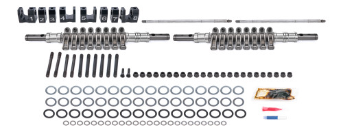 Rocker Arm - Shaft Mount - 1.75 Ratio - Roller Tip - Steel - Natural - Ford FE-Series - Kit