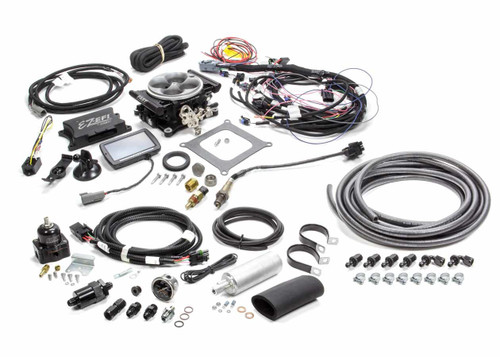 Fuel Injection - EZ-EFI - Master - Throttle Body - Square Bore - 74 lb/hr Injectors - 1150 CFM - In-Line Pump System - Universal - Kit