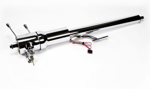 Steering Column - Retrofit - Tilt - Hazard / Turn Signal - Steel - Chrome - GM F-Body 1969 - Each