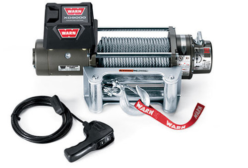 Winch - XD9000 - 9000 lb Capacity - Roller Fairlead - 12 ft Remote - 5/16 in x 100 ft Steel Rope - 12V - Kit