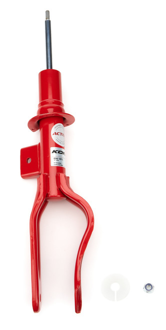 Shock - Special Active Series - Twintube - Steel - Red Paint - Front - Left Side - Tesla Model 3 / Model Y 2017-23 - Each