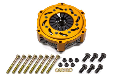 Clutch Kit - Optimum-V - Triple Disc - 5-1/2 in Diameter - 1-5/32 in x 26 Spline - Rigid Hub - Flywheel - Sintered Bronze - 2-Piece Seal - Chevy - Kit