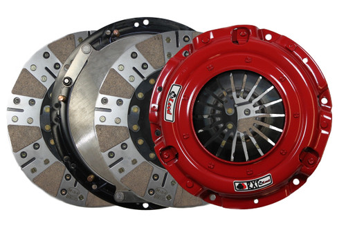 Clutch Kit - RXT - Dual Disc - 9.687 in Diameter - 1 in x 23 Spline - Sprung Hub - 164 Tooth Flywheel Included - Ceramic - Ford Coyote - Kit