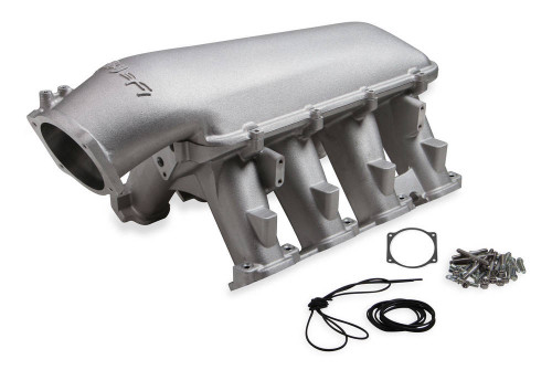 Intake Manifold - Hi-Ram EFI - 105 mm Throttle Body Flange - Tunnel Ram - Direct Injection - Aluminum - Satin - GM GenV LT-Series - Kit