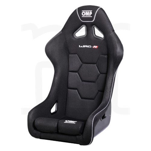 Seat - WRC-R - FIA Approved - Side Bolsters - Harness Openings - Fiberglass - Black - X-Large - Each