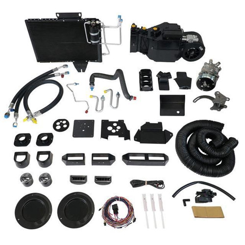 Air Conditioning System - Gen V SureFit - Evaporator / Compressor / Condenser / Drier / Lines / Hardware - Ford Mustang 1964-66 - Kit