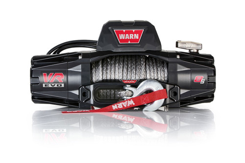 Winch - VR EVO 8-S - 8000 lb Capacity - Hawse Fairlead - 12 ft Remote - 3/8 in x 90 ft Synthetic Rope - 12V - Kit