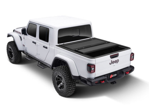 Tonneau Cover - Bakflip MX4 - Rolling - Clamp-On - Aluminum / Vinyl - Black - 5 ft Bed - Jeep Gladiator 2020 - Kit