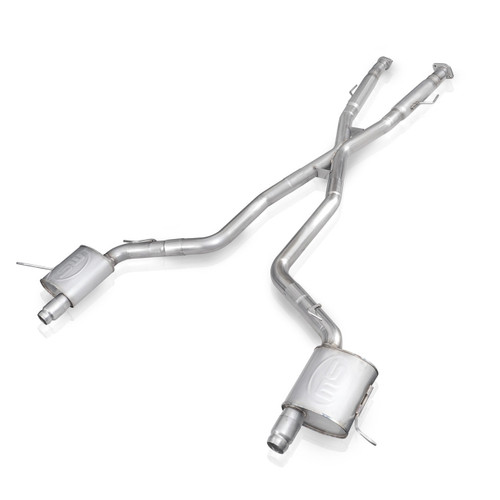 Exhaust System - Legend - Cat-Back - 3 in Diameter - Dual Rear Exit - Stainless - Natural - Mopar Gen III Hemi - Jeep Grand Cherokee 2011-21 - Kit Exhaust System - Legend - Cat-Back - 3 in Diameter - Dual Rear Exit - Stainless - Natural - Mopar Gen III Hemi - Jeep Grand Cherokee 2011-21 - Kit
