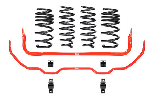 Suspension Handling Kit - PRO-PLUS - Lowering - 1 in Front - 1.1 in Rear - Coil Springs / Sway Bars / Sway Bar Mounts / Bushings - Tesla Model 3 2017-19 - Kit