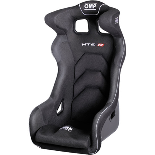 Seat - HTE-R - FIA Approved - Side Bolsters - Harness Openings - Fiberglass - Black - Standard - Each