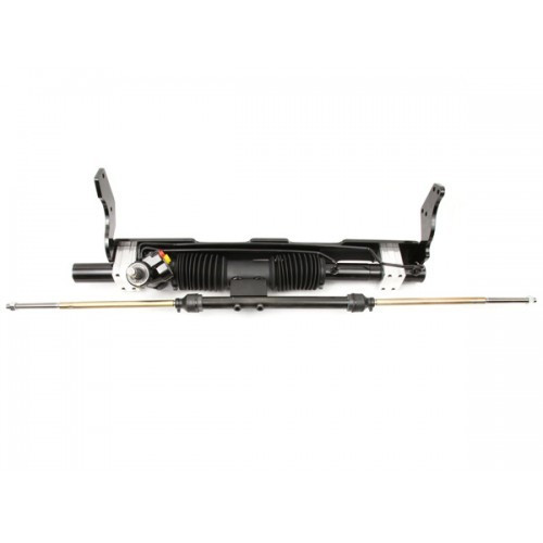 Rack and Pinion - Power - Aluminum - Black Powder Coat - GM B-Body 1958-64 - Kit