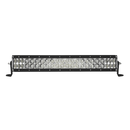 LED Light Bar - E-Series PRO - Double Row - Flood / Spot Beam - 319 Watts - 20 in Long - White LED - Aluminum - Black Anodized - Universal - Each
