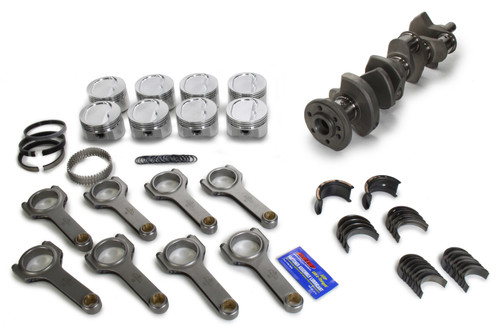 Rotating Assembly - 383 CID - Forged Crank - Forged Pistons - 3.750 in Stroke - 4.030 in Bore - 5.700 in H Beam Rods - Small Block Chevy - Kit