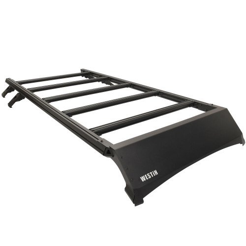 Roof Rack - Mesa - Adjustable - Aluminum - Black Textured Powder Coat - 4-Door - Ford Midsize SUV 2021-23 - Kit