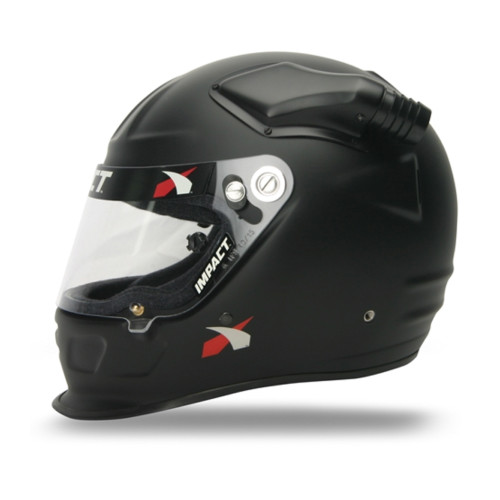 Helmet - Air Draft OS 20 - Full Face - Snell SA2020 - Head and Neck Support Ready - Flat Black - Large - Each