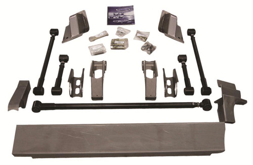 Suspension Kit - Quadralink - Rear - Upper Arms / Panhard Bar / Shocks / Coil-Over Springs / Lower Links / Hardware Included - Steel - Black Powder Coat - GM F-Body 1967-69 - Kit
