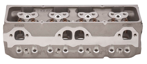 Cylinder Head - Track 1 - Bare - Unfinished - Angle Plug - Aluminum - Small Block Chevy - Pair